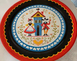 Vintage Dutch Metal Tray