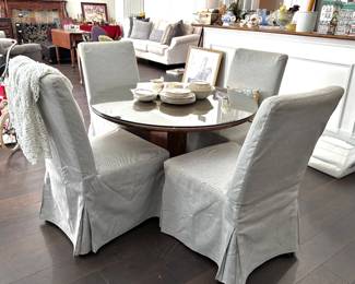 Glass Top Dinette Set
