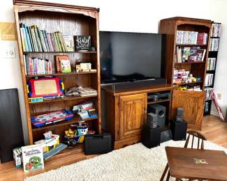 Children's Books + VHS, TV, Bose Speakers