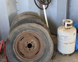 Propane Bottle  - Tires - Pump