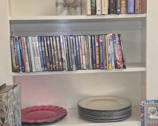 Books - DVD's - Charger Plates