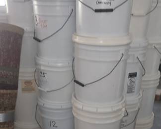 Buckets of Survival Food