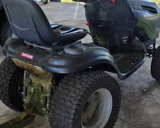 Back View of Lawnmower 