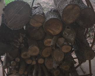 Fireplace Wood and Holder