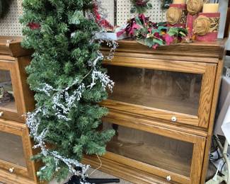Much, much furniture and related items. Pairs of modern oak lawyers' bookcases-2 different sizes