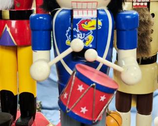 "K. U. Jayhawks" nutcracker