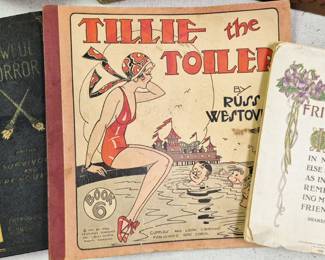 Books from 3 different estates and families 