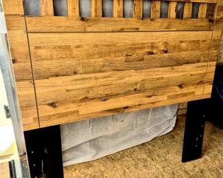 Queen size set-mattress, box spring, headboard and bed frame