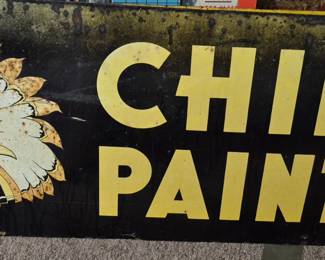 "Chief Paints" metal sign