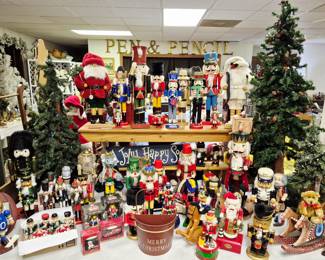 Another large nutcracker collection, over 75 from two different estates!!