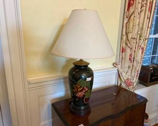 VINTAGE PAINTED LAMP