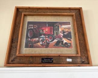 FRAMED FARMALL PORTRAIT