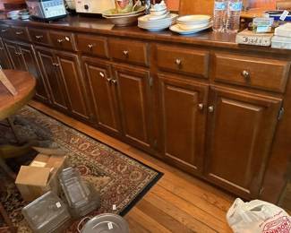 LARGE LOT OF CONTENTS OF LOWER CABINETS