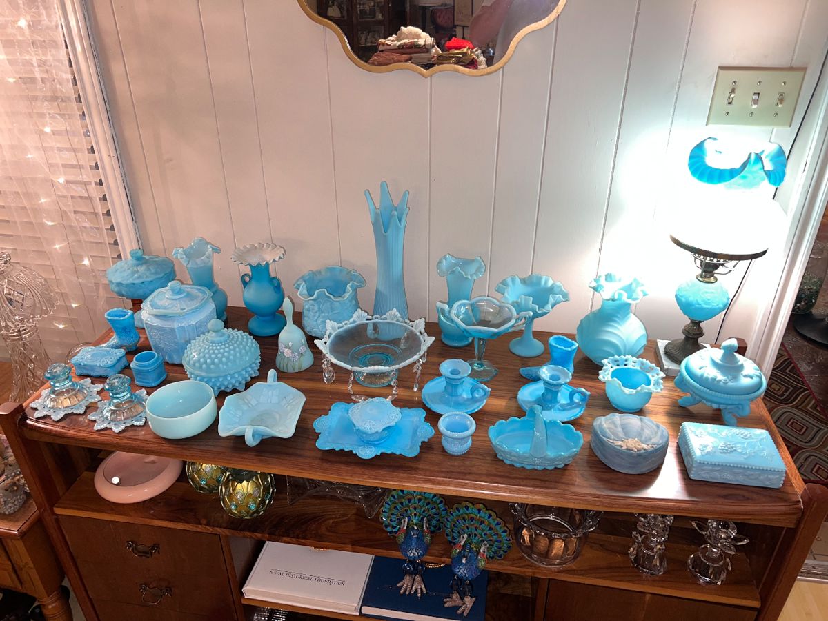 Blue Art Glass, Fenton Glass