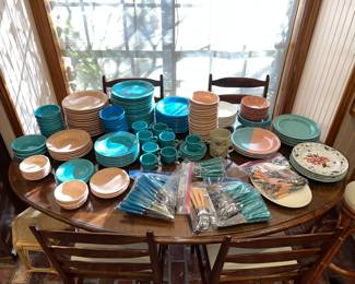 Multi color Fiesta ware