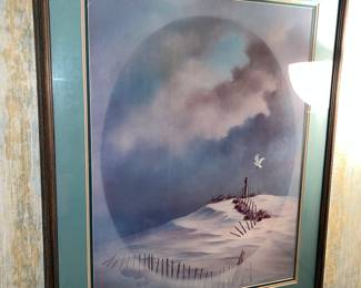 Seaside beach theme Print