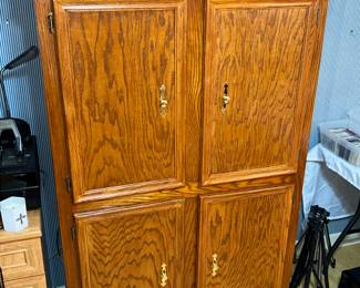 Hand built cabinet made specifically for Vhs Tapes & Dvd’s