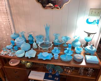 Blue Art Glass, Fenton Glass