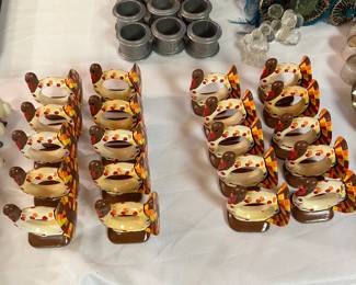 Thanksgiving Turkey Napkin rings