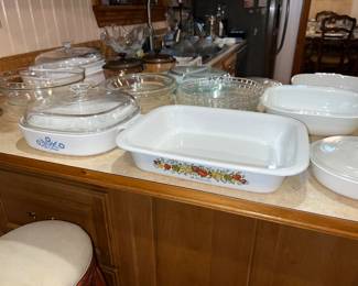 Corning-ware dishes