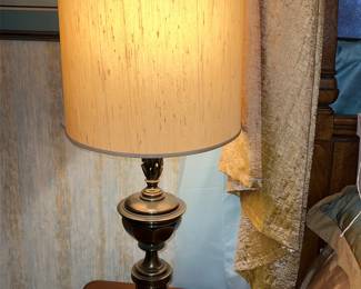 1 of 2 Heavy Stiffel Urn style Brass Lamps