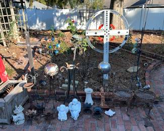 Garden Décor & iron stands