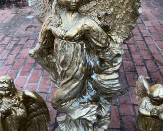 Large concrete angel