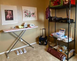 Travel items, sewing notions, unframed cross-stitch, safety handles and much more