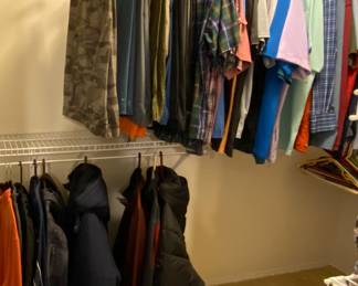 Men's L and XL clothing