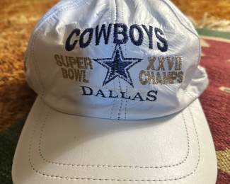 Leather Cowboys Cap