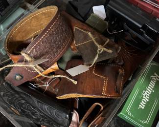 Vintage gun holsters