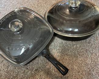 Rare Cast Iron Skillets with Lids