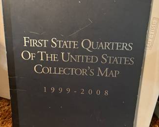 Complete US quarters map