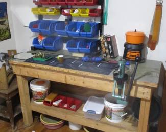 Reloading Table & Supplies