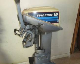 Evinrude 15 Hp. Outboard Motor