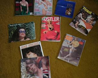Various Vintage Adult Mags