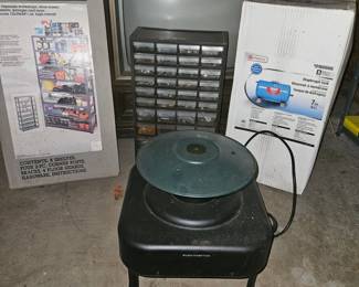 Metal shelf Air compressor tank