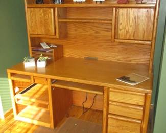 Oak Computer Desk