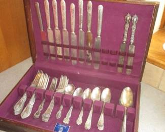 Silver Plate Flatware Set