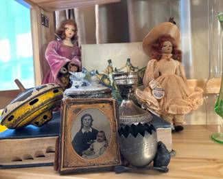 Dolls, Tin Spinning Top