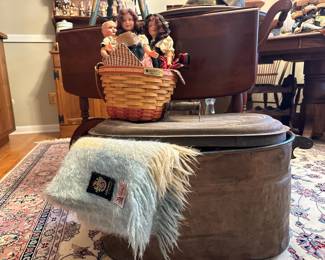 Copper Wash Tub, Longaberger Basket