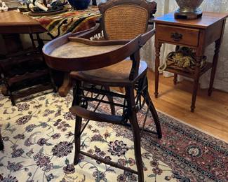 Antique Victorian Child's Highchair