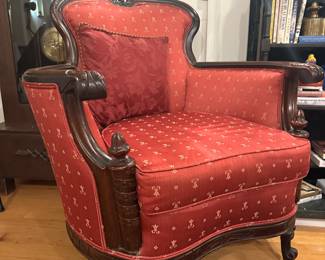 Victorian Parlor Chair Pair