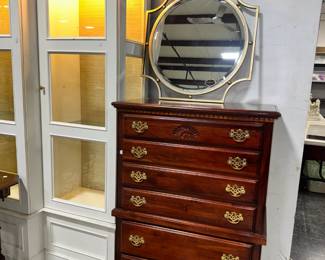 Chest of Drawers and Uttermost Mirror Orlando