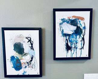 Twin Abstract Wall Art.