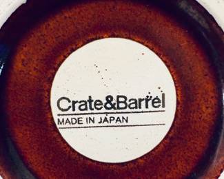 Crate & Barrel Cereal Bowls.