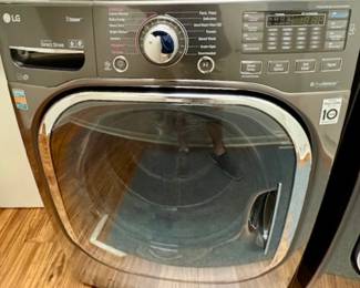 LG 4.5 Cu. Ft. Black Stainless Front Load Washer. Will Pre Sell