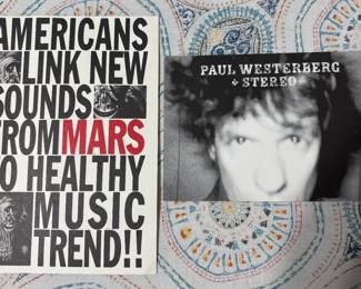 Promo Postcards from Paul Westerberg and Chris Mars Solo records from the band The Replacements 