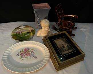 Antique Plates, Vases, Boxes