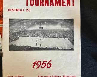 1956 Basketball Program